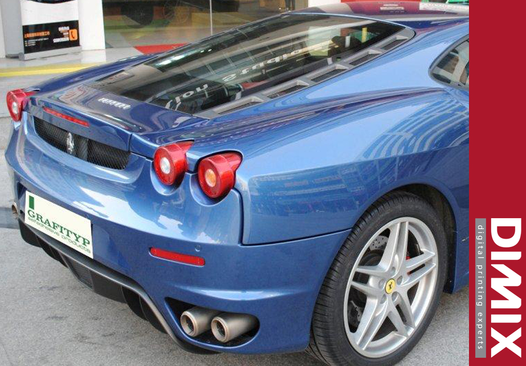 Grafiwrap high gloss metallic car wrapping film application foto 6