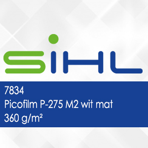 7834 - Picofilm P-275 M2 wit mat - 360 g/m2